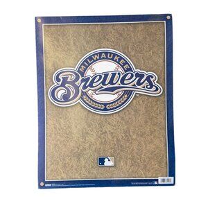 Milwaukee Brewers Official Team Logo Collectible Wall Decor Poster